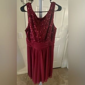 Red dress - Size 18